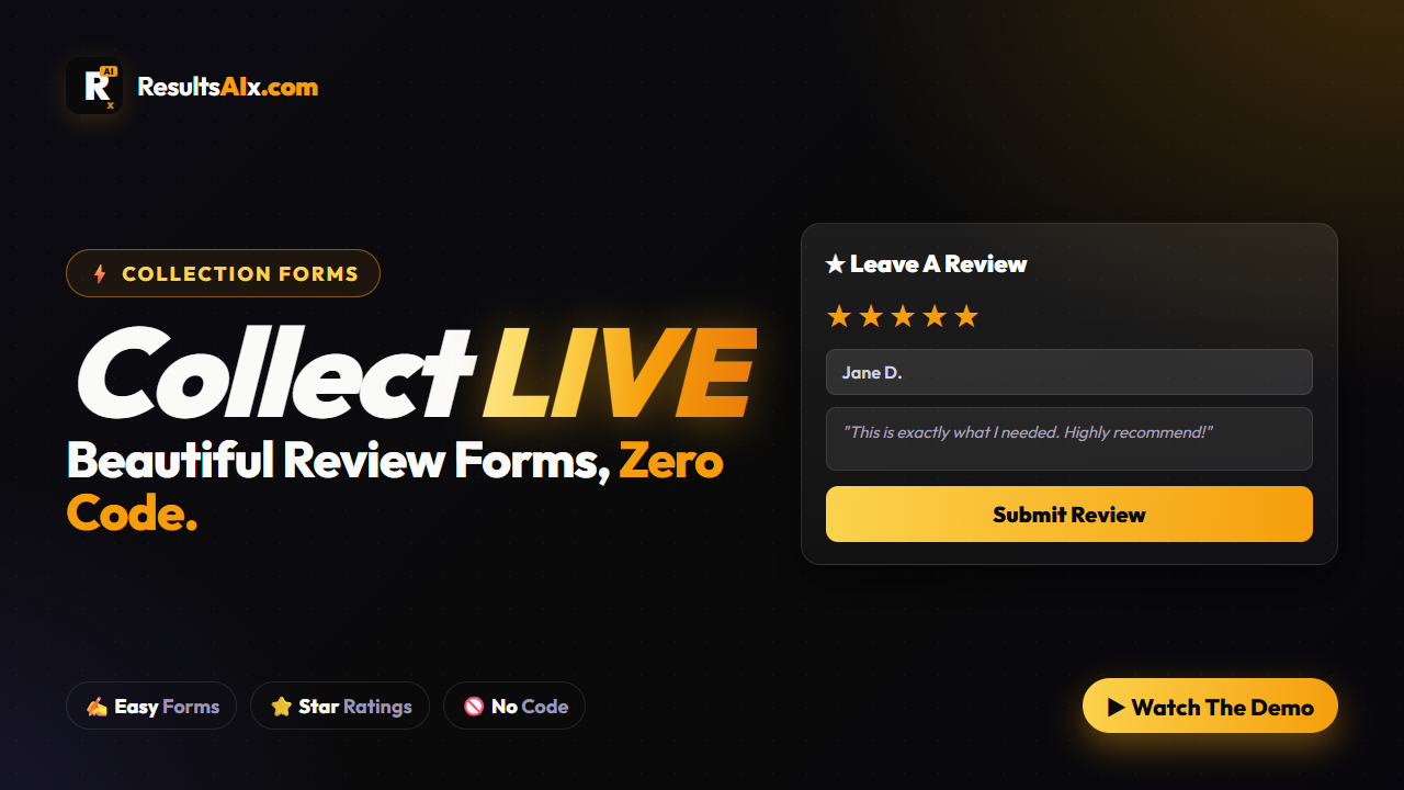Build A Collection Form