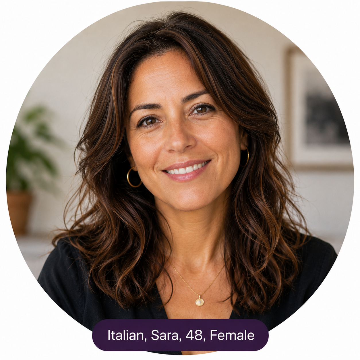 Sara, an Italian voice